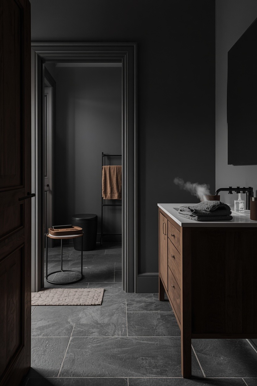 Slate Gray & Dark Walnut 20 Bathroom Ideas for a Finished Bathroom Look — inspiration 17 of 21