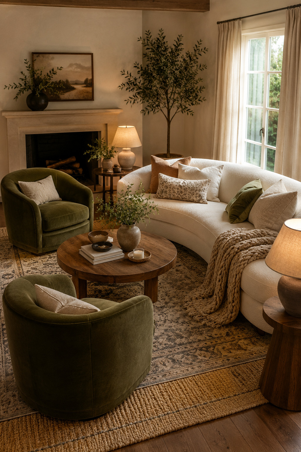 Seating Ideas in Cozy Living Room for a Comfortable Conversation Space — inspiration 2 of 17