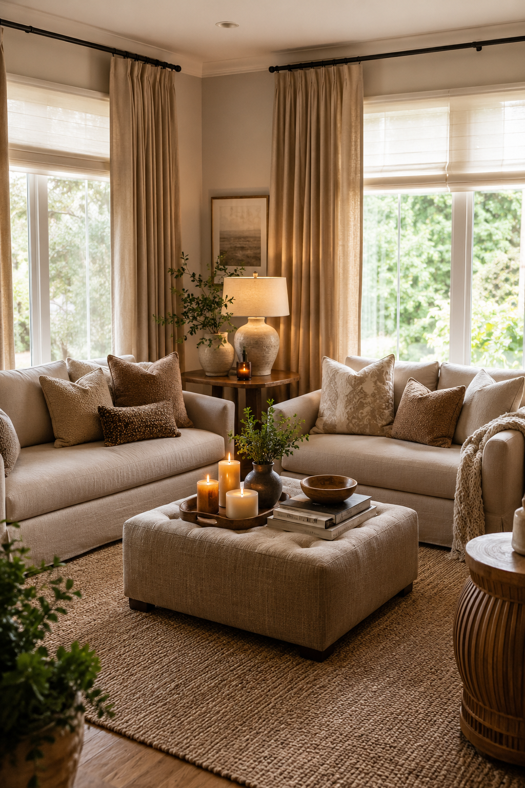 Seating Ideas in Cozy Living Room for a Comfortable Conversation Space — inspiration 3 of 17