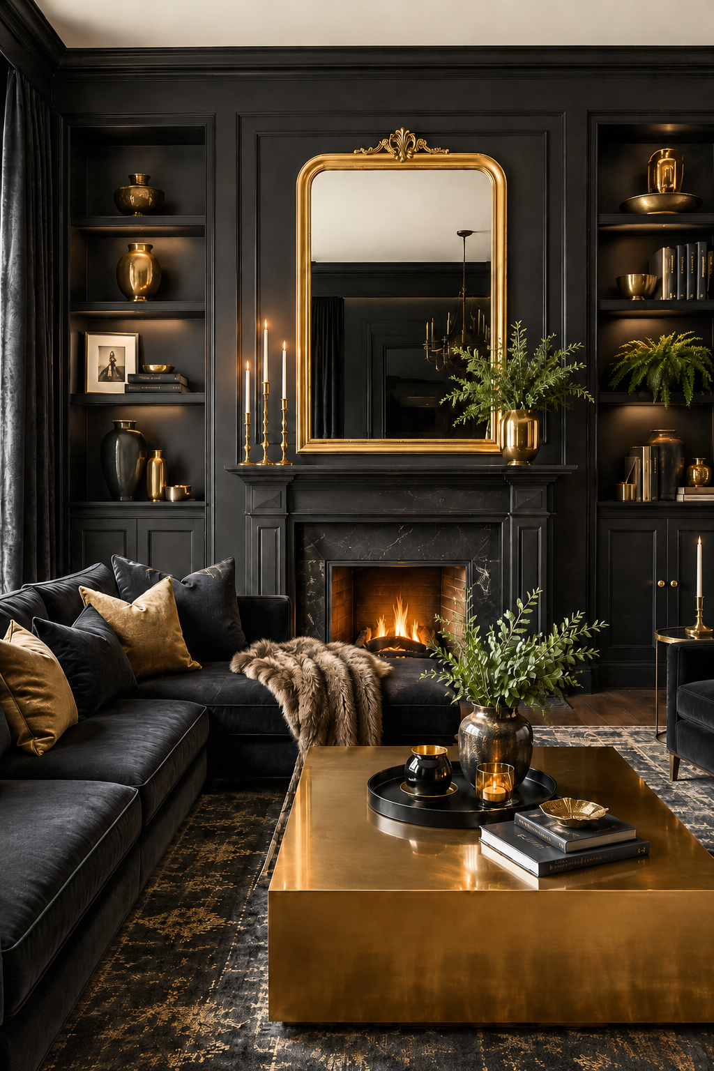 Why Black and Gold Living Rooms Work When You Want a Home That Finally Feels Pulled Together — inspiration 3 of 16