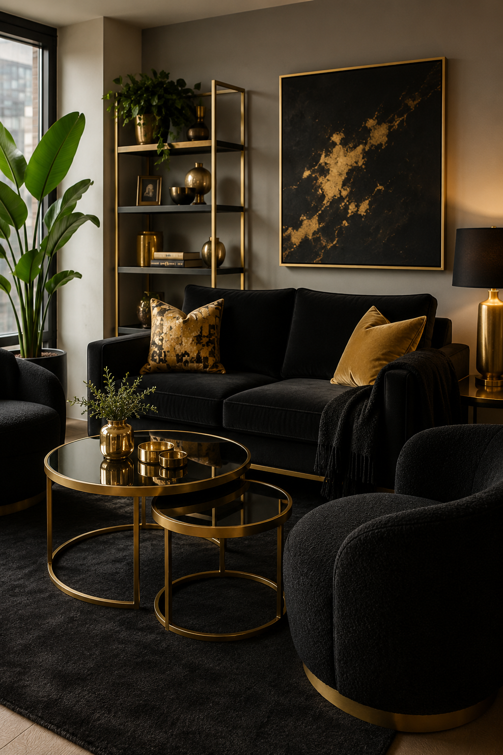 Why Black and Gold Living Rooms Work When You Want a Home That Finally Feels Pulled Together — inspiration 14 of 16