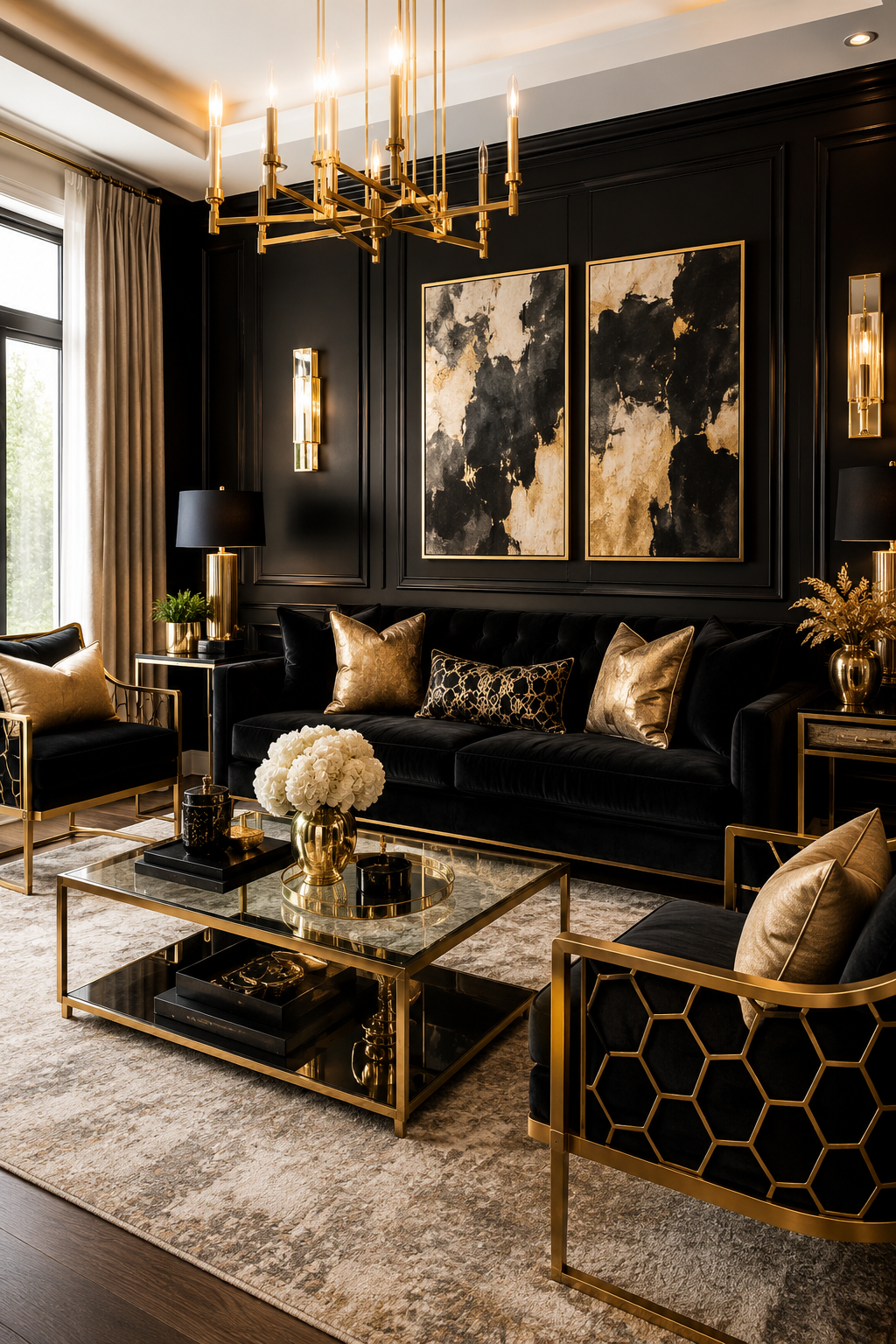 Why Black and Gold Living Rooms Work When You Want a Home That Finally Feels Pulled Together — inspiration 9 of 16