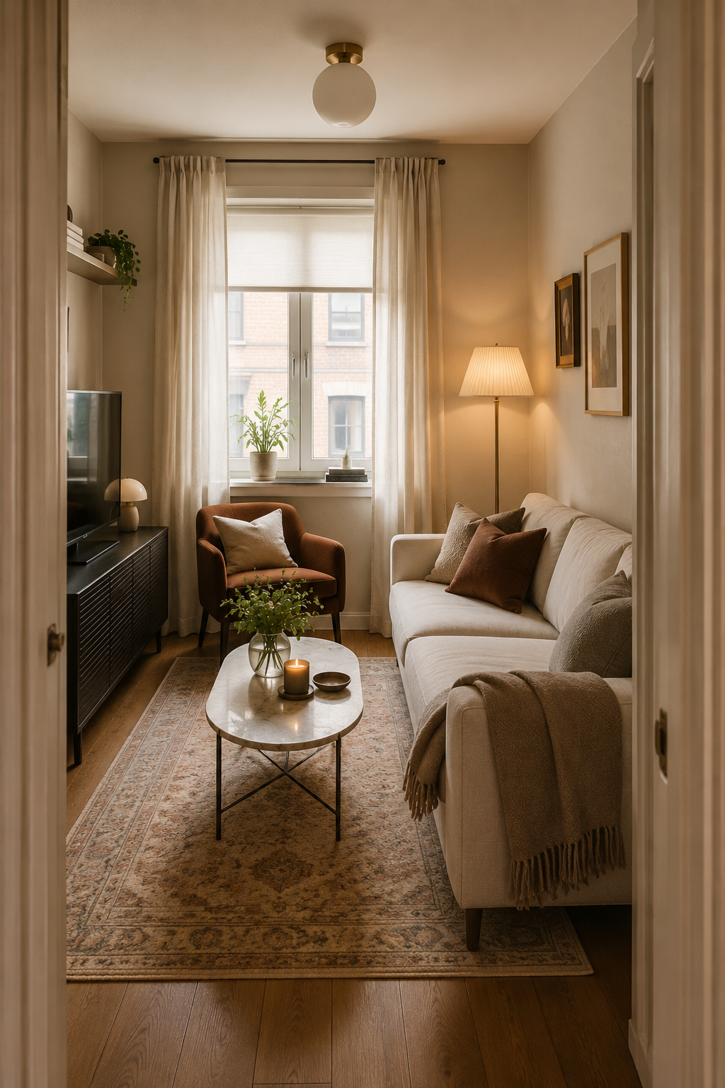24 Cozy Living Room Ideas for Small Spaces That Still Feel Warm and Stylish — inspiration 9 of 24