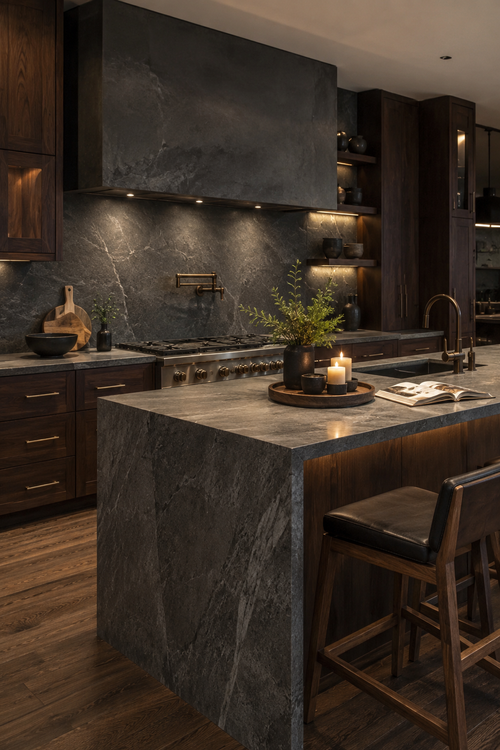 23 Slate Gray & Dark Walnut Kitchen Ideas for a welcoming atmosphere — inspiration 1 of 23