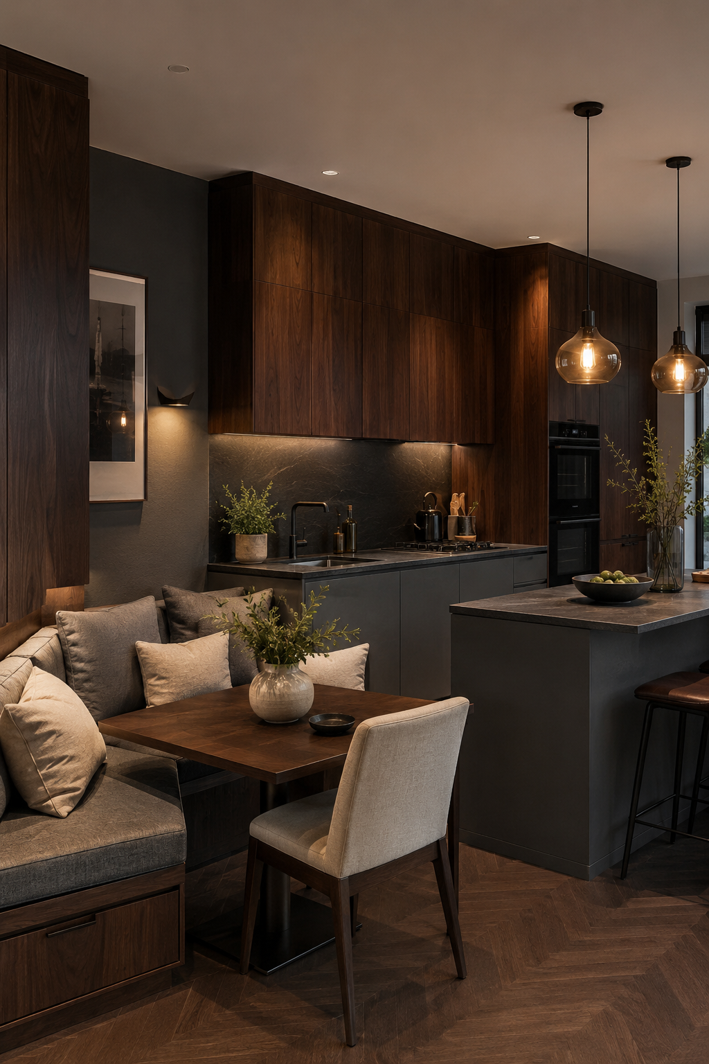 23 Slate Gray & Dark Walnut Kitchen Ideas for a welcoming atmosphere — inspiration 13 of 23