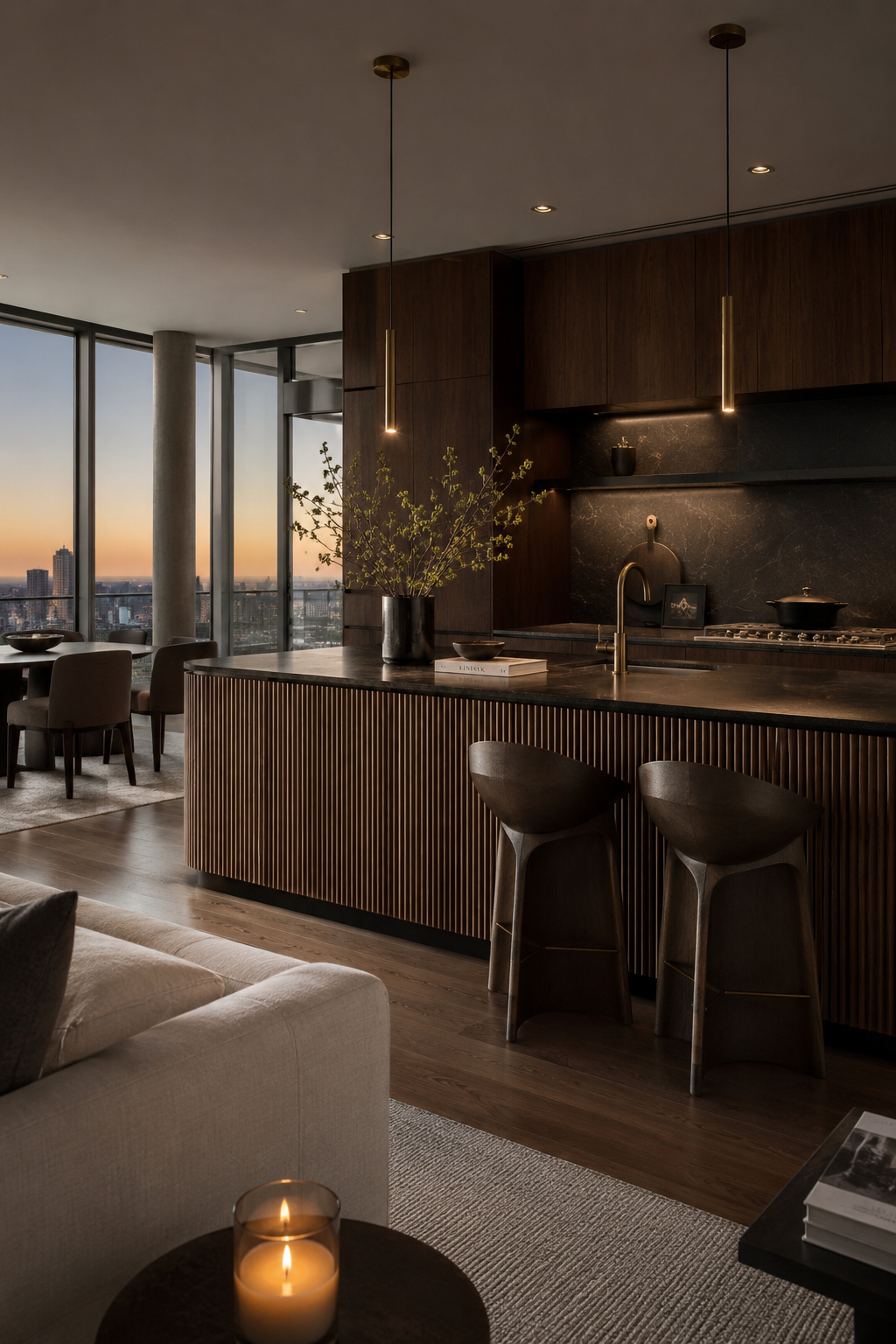 23 Slate Gray & Dark Walnut Kitchen Ideas for a welcoming atmosphere — inspiration 20 of 23