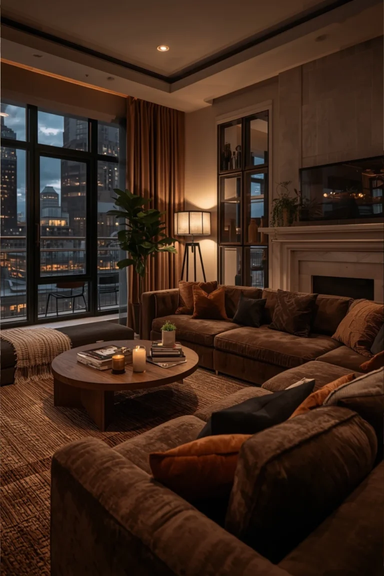 19 Chocolate Brown Couch Living Room Ideas for a Warm Luxe Look