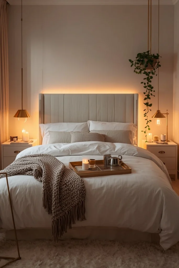 15 Pearl White and Brass Small Bedroom Ideas for a Cozy, Polished Look