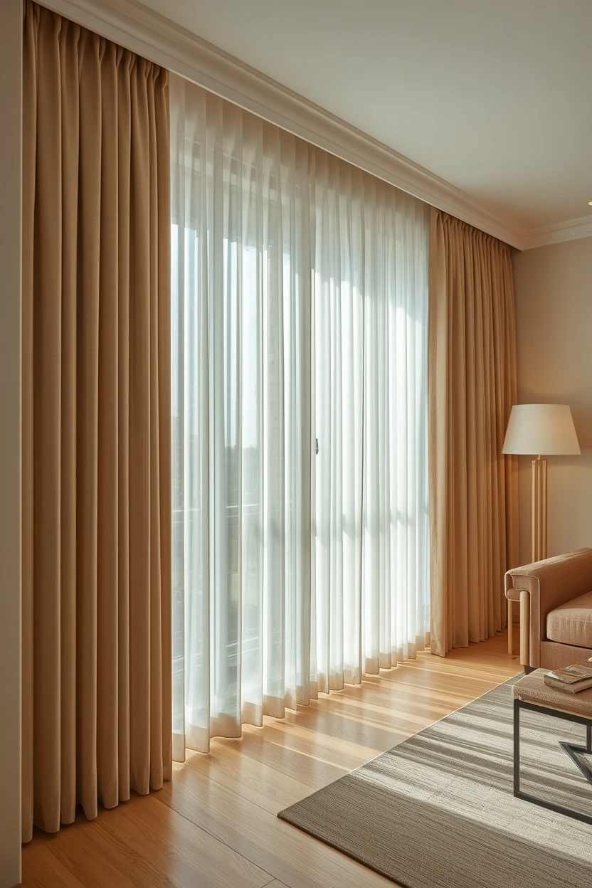living room drapes and curtains ideas showing a pinch pleat heading style