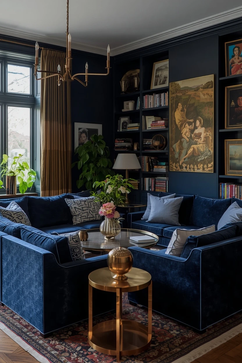 well-proportioned living room arrangement at the right scale