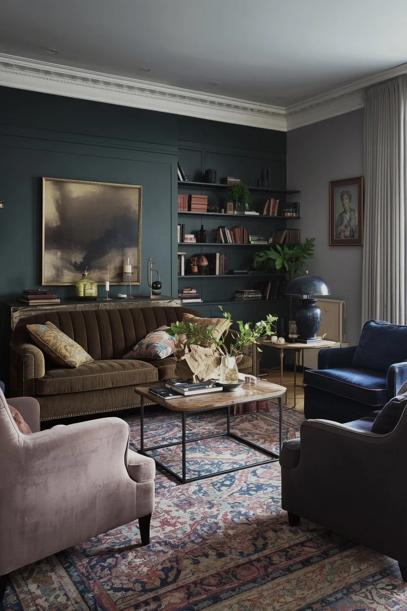 living room arrangement ideas using a corner seating nook